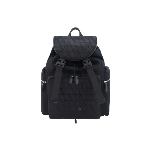 Valentino Ткань Рюкзак Мужской Черный