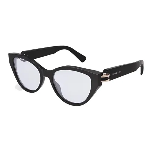 BVLGARI Ацетат Кошачий глаз Оправы для очков Женские Черный