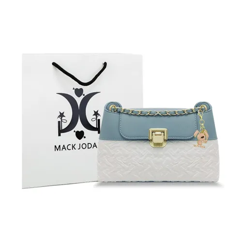 MACK JODAER Microfiber Synthetic Leather Crossbody Bag Shoulder Bag Standard Women's Light Blue Ecru MACK JODAER Микрофибра Синтетическая Кожа Сумка через плечо Сумка на плечо Стандартная Женская Светло-голубая и Экрю