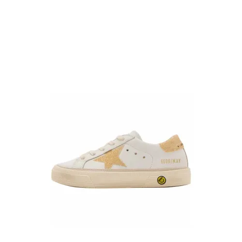Golden Goose Детские Скейтбординги Низкие Топы Желтые Kids