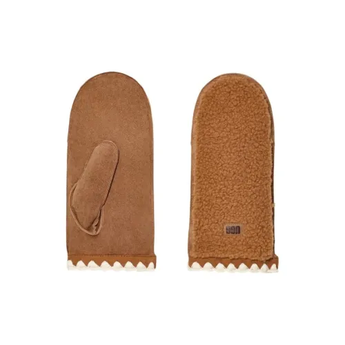 UGG Шерсть, Полиэстер, Кожа, Флис Перчатки Женские