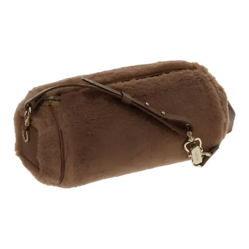 MaxMara Верблюжья шерсть Портативная Сумка через плечо Сумка на плечо Стандартная Женская Коричневая