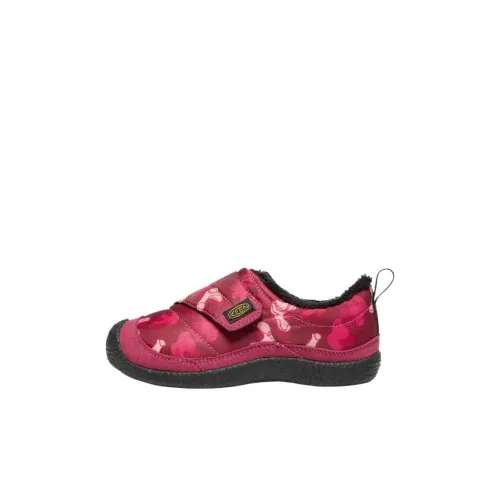 KEEN Hauser Дышащий Теплоизоляционный Низкий Топ Детские Лайфстайл Кроссовки Красный Для Детей Возрастом 3-7 Лет