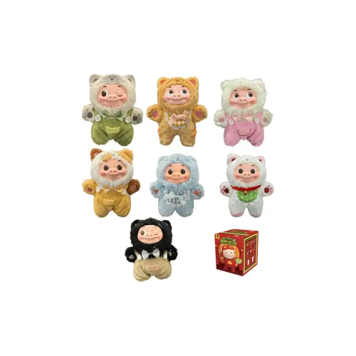 TOP TOY x GG Bond Поросенок Герой Милый Слепые коробки Один Mystery Коробка Целая коробка 6 шт