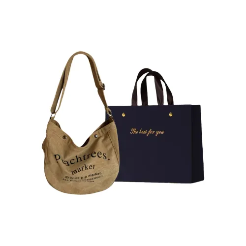 ZUONU Холст Тоут Сумка Сумка для покупок Холст Сумка Сумка через плечо Большая Женская Хаки Темно-бежевый