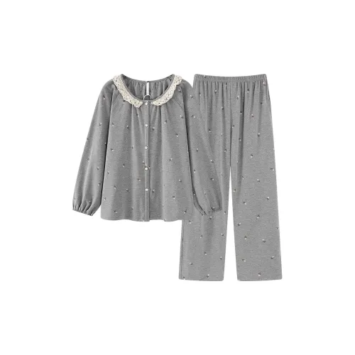 ROMANTIC·SPRING Пижамный комплект Женский Серый