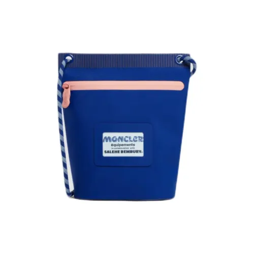 Moncler Сумка через плечо унисекс синего цвета