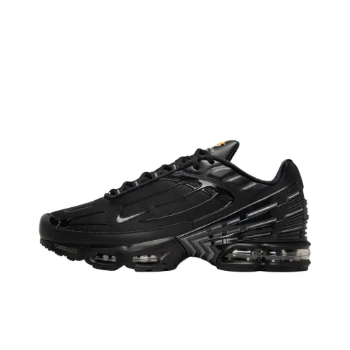 Nike Air Max Plus Low Top Повседневные Беговые Кроссовки Унисекс Черные