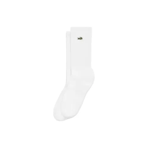 LACOSTE Collaboration 1 Pack White Men's MID Shin Носки