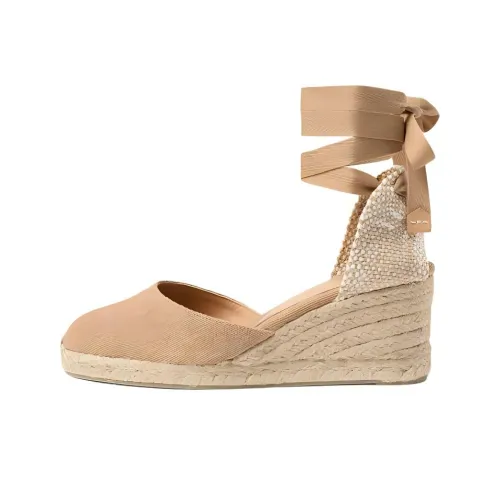 Castañer Carina Клин-каблук Высокие каблуки Женские Светло-коричневый