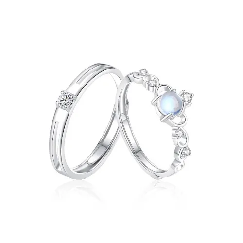 Kelanxi Медный Циркон Кольца Унисекс