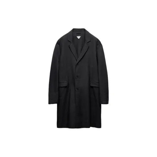 PRADA Мужское черное пальто