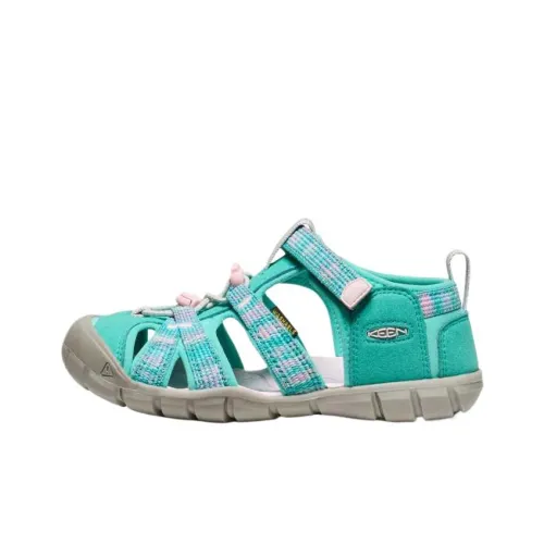 KEEN Seacamp 2 Дышащие Низкие Сандалии для Детей Бирюзовые Подростковые