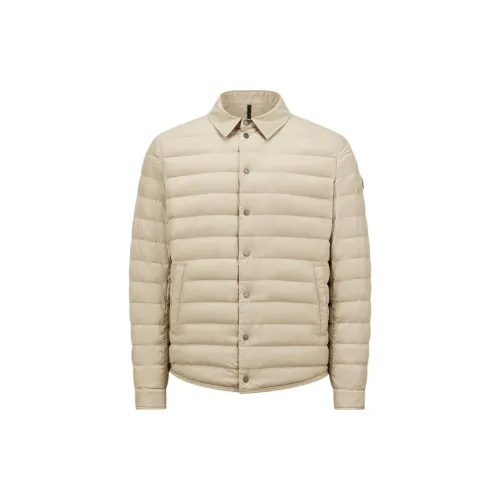 Moncler Bourdon Down Jacket Men's Light Beige