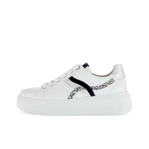 Gabor Comfort Slip-Resistant Low Top Скейтборд Кроссовки Unisex White