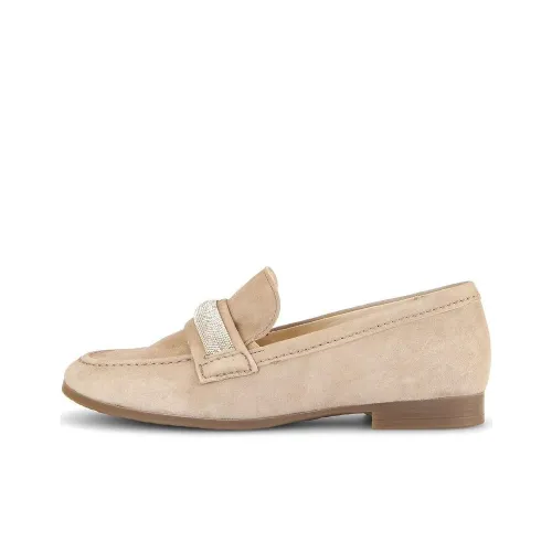 Gabor Comfort Лоферы 2 см Женские Светлый Умбра