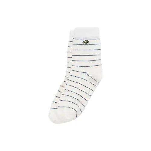 LACOSTE Collaboration 1 Pack White Men's MID Shin Носки