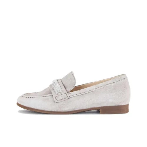 Gabor Comfort Лоферы 2 см Женские Светло-Серые