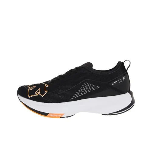 DESCENTE Delta Pro Slip-resistant Abrasion-resistant Low Top Marathon Training Race Running Shoes Men's Black