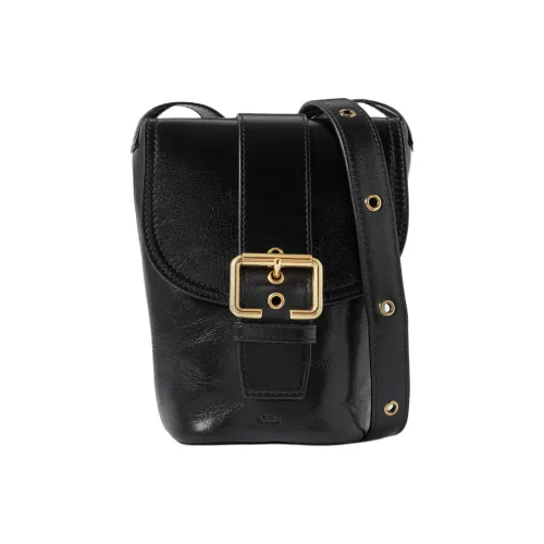 Chloe Сумка через плечо из коровьей кожи женская черная