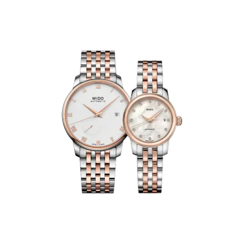 Mido Belem Cereli Series Автоматический Механический Механизм Унисекс Часы 40 мм Белый Циферблат