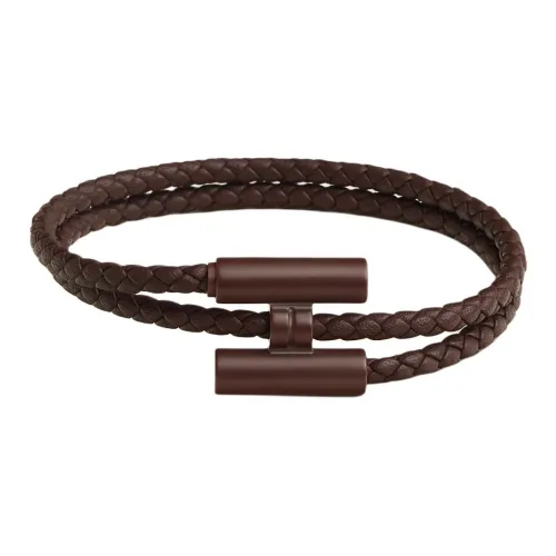HERMES Tournis Tresse Кожа Браслеты Мужской