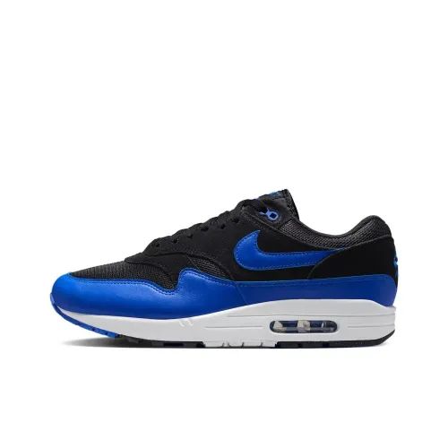 Nike Air Max 1 Low Топ Повседневная обувь Унисекс Черный Синий