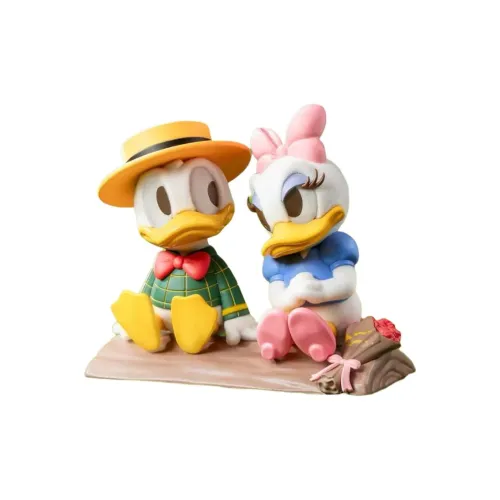 52TOYS X Disney Дональд Дак Вай Дейзи TOGETHER Утка Коллекция Юбилей Прозрачный Слепой Бокс на Карточке 11 см