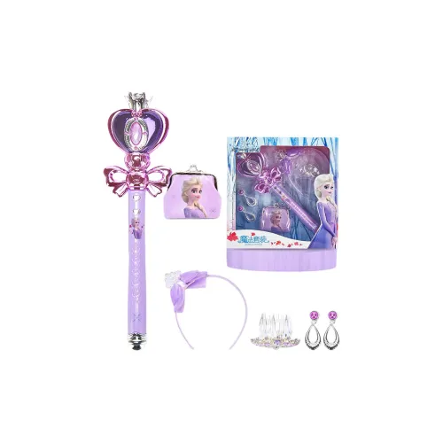 Disney Эльза Волшебная палочка Принцесса Фея Палочка Браслет Кольцо Bala Little Фея Палочка Светящаяся Палочка Игрушки