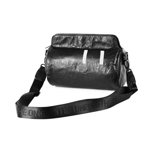 One Person's Planet Сумка через плечо из бумаги DuPont маленькая унисекс черная