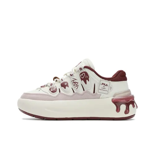 FILA CARROT 2 Скейтборд Кроссовки Низкие Винтажные Белые Женские