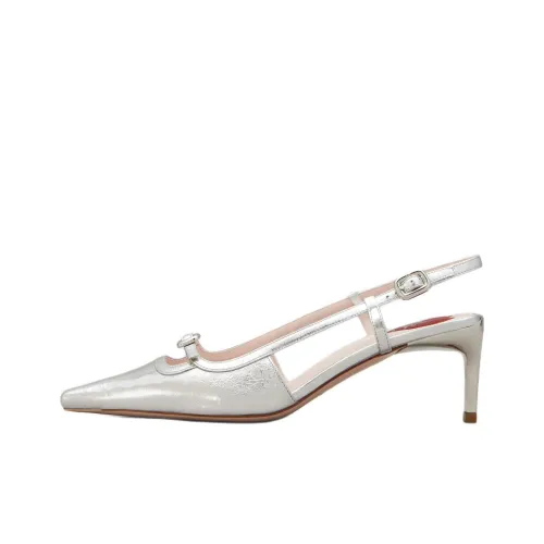 Roger Vivier VIV' Canard Узкий каблук Высокие каблуки 5,5 см Женские Серебристый