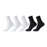 5 пар (3 белых + 2 черных)