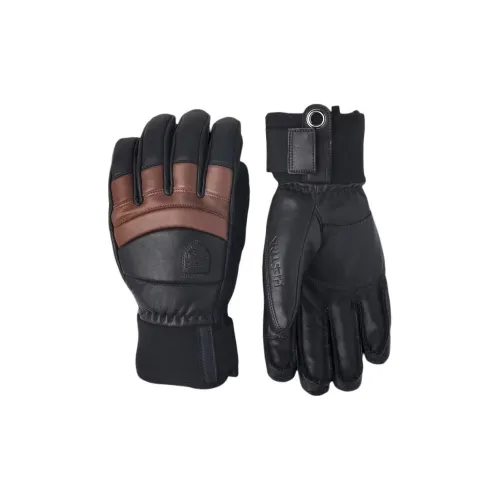 HESTRA Neoprene Immersed Коровья кожа Перчатки Унисекс Черный