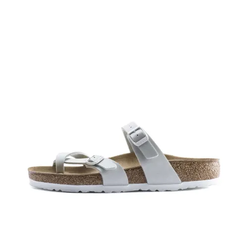 Шлепанцы Birkenstock Mayari с антибактериальным эффектом унисекс светлый узкая версия