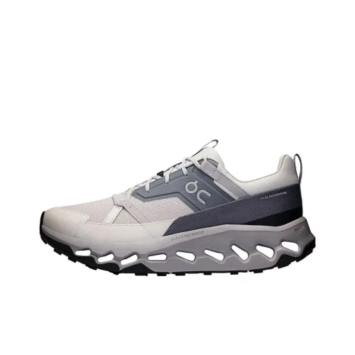 On Cloudhorizon Нижняя юбка Устойчивая к истиранию Низкий топ Повседневный Городской Коммутирование Беговые кроссовки Мужской Серый Черный