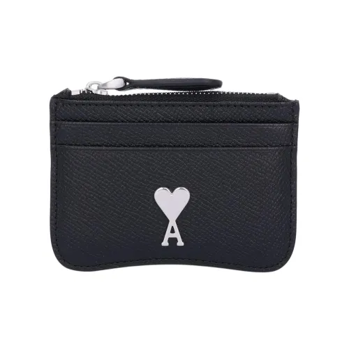 AMIPARIS Козья кожа Держатель для карт Мужской Черный