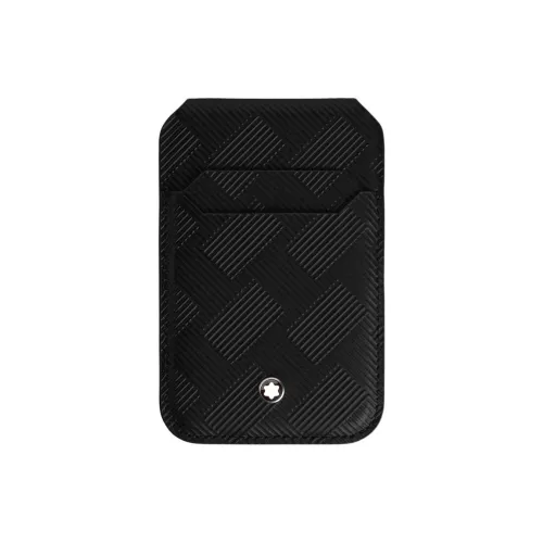 MONTBLANC Холдер для карт из коровьей кожи Мужской Классический Черный