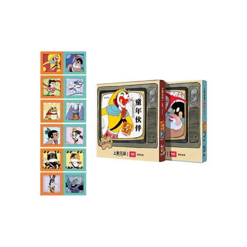 Шан Мэй Шэдоу X TOI Ne Zha Sun Wukong Черный кот Police CHIEF Детские мультфильмы Слепые коробки