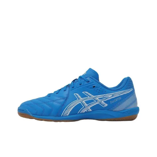 Asics Calcetto Мужские футбольные бутсы устойчивые к истиранию синие
