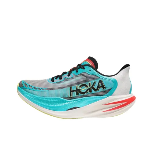 HOKA ONE ONE CIELO X1 Беговые кроссовки Низкий Топ Бирюзовый Унисекс