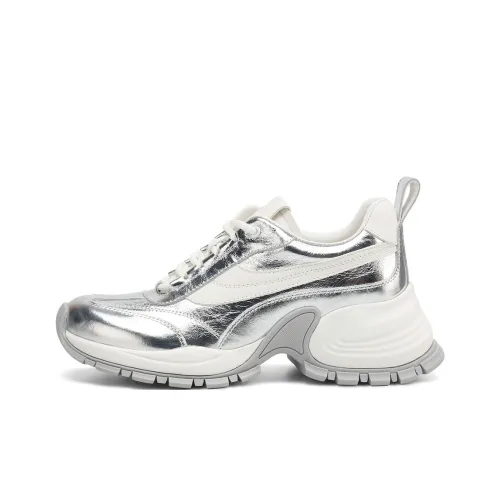 Rosa Bianca Легкий визуально увеличивает рост Низкий топ Толстая подошва Кроссовки Женские