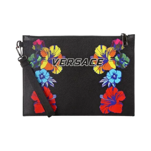 FANSIZHE Кожаный клатч мужской черный