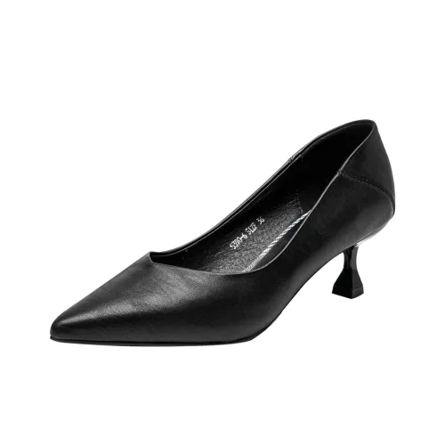 GUDIANFENGDU Узкий каблук Высокие каблуки 5 см Женские