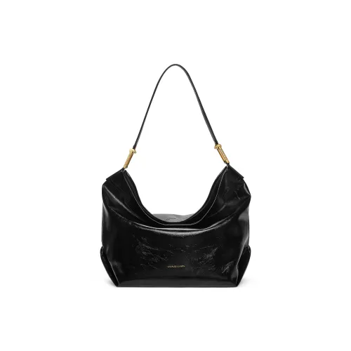 CHARLES KEITH ПУ (полиуретан) Сумка через плечо Большая Женская Черная