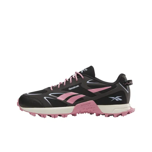 Reebok Беговые кроссовки Low Топ Черный/Розовый Женские