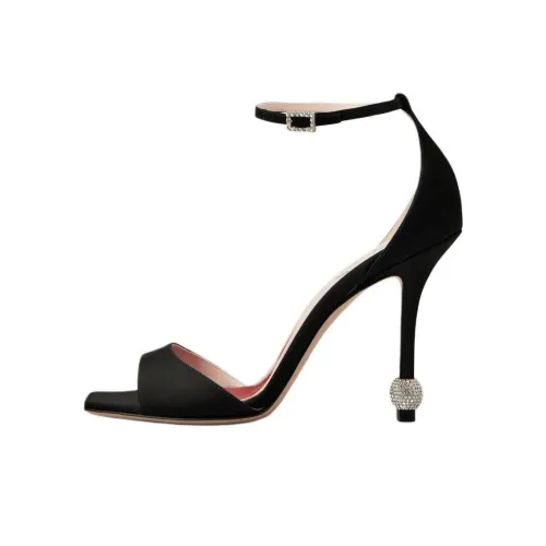 Roger Vivier JEWEL Каблук One Ремешок Сандалии 10 см Женские Черный