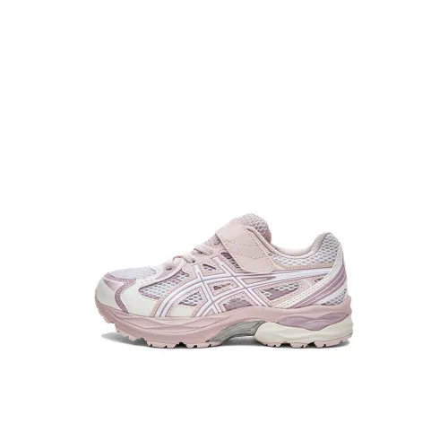 Asics RUNNING KIDS Дышащий Поддержка Отскок Низкий Топ Детские Беговые Кроссовки Розовый Белый Для Детей Возрастом 3-7 Лет