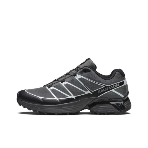 SALOMON XT Pathway Устойчивый к истиранию Низкий Топ Повседневный Трейл Бег Марафон Беговые кроссовки Унисекс Серый Черный