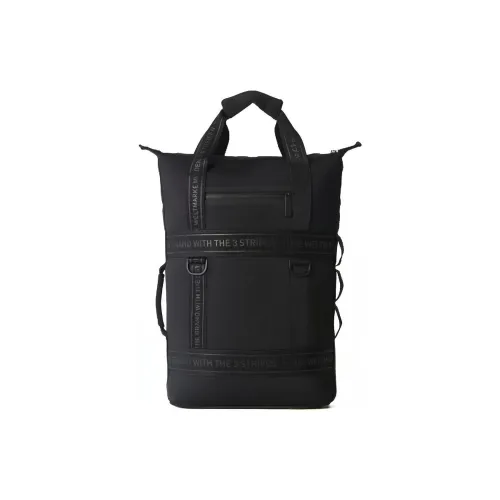 Adidas Originals Neoprene Ткань Рюкзак Сумка Стандартная Унисекс Чисто Черный